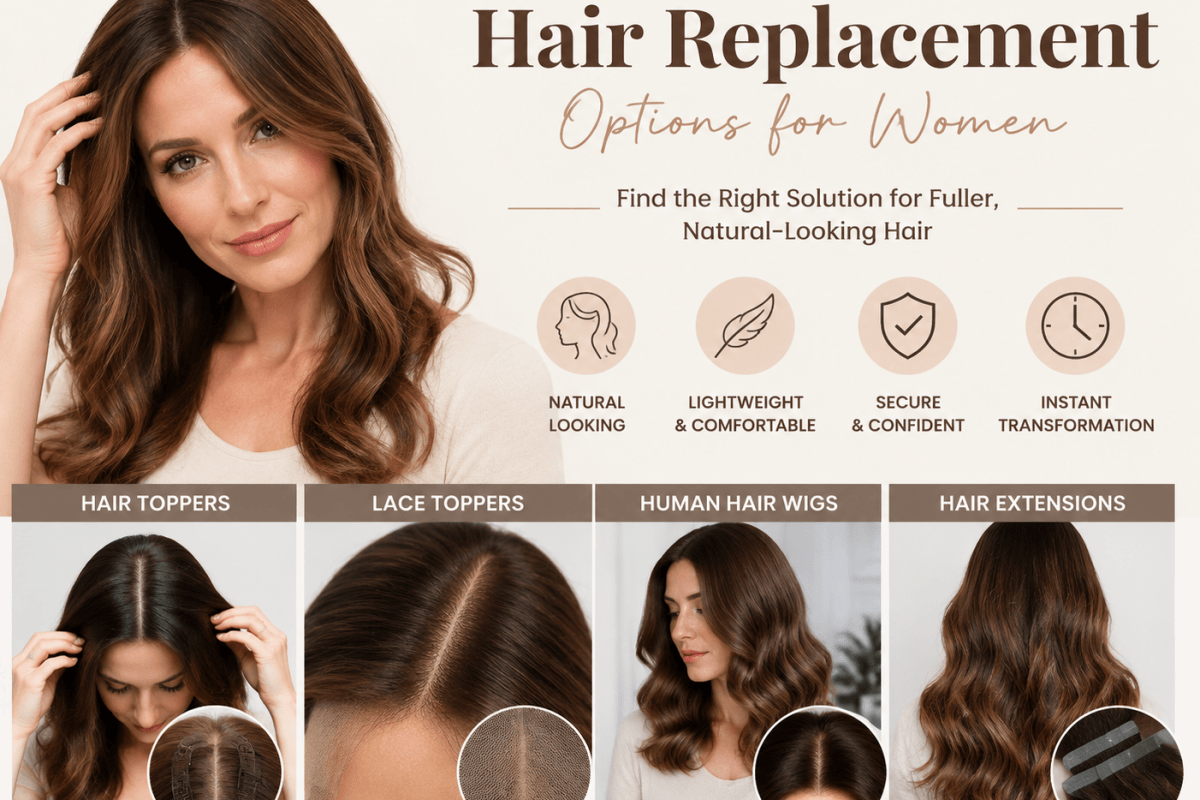 Hair Replacement Options for Women: Find a Natural Solution for Thinning Hair
