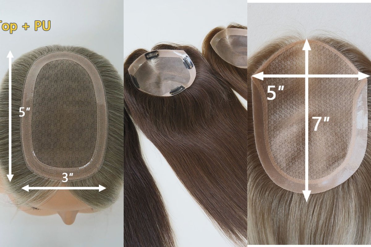 What Size Hair Topper Do I Need? 3×5 vs 6×6 vs 5×7 Guide